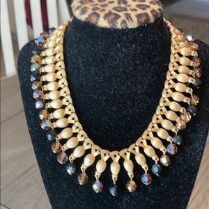 NWT Gold accent choker necklace